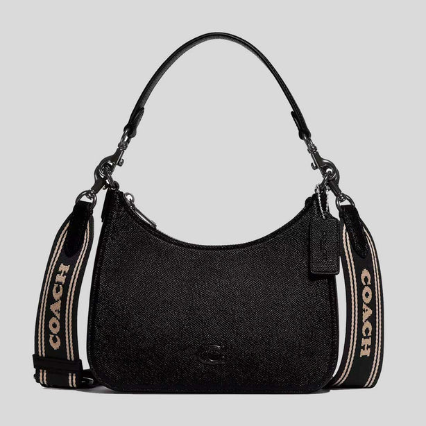 COACH Hobo Crossbody Bag Black RS-CJ842