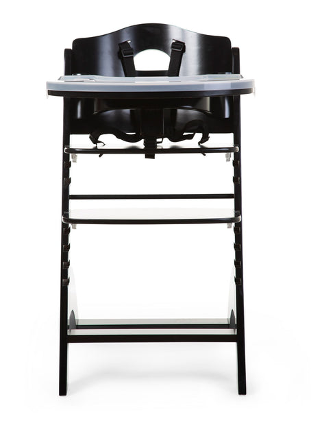 Childhome Lambda 3 Baby High Chair + Feeding Tray - Black