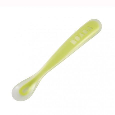 Beaba 1st Stage Silicone Spoon - Velvet Grey