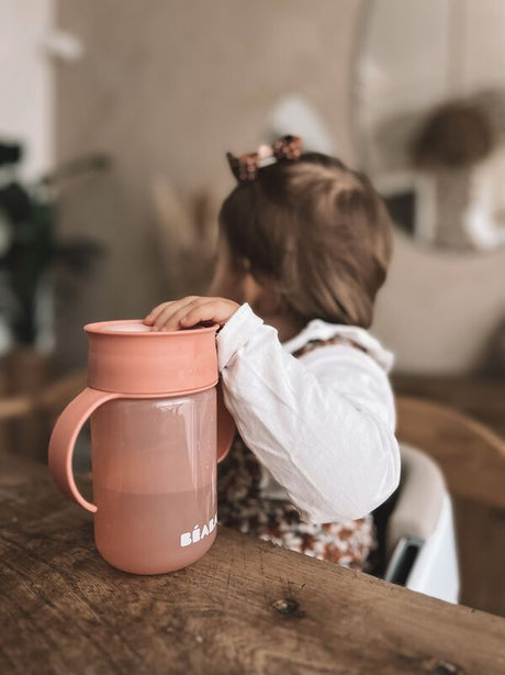 Beaba Training Cup 360° with Lid - Pink