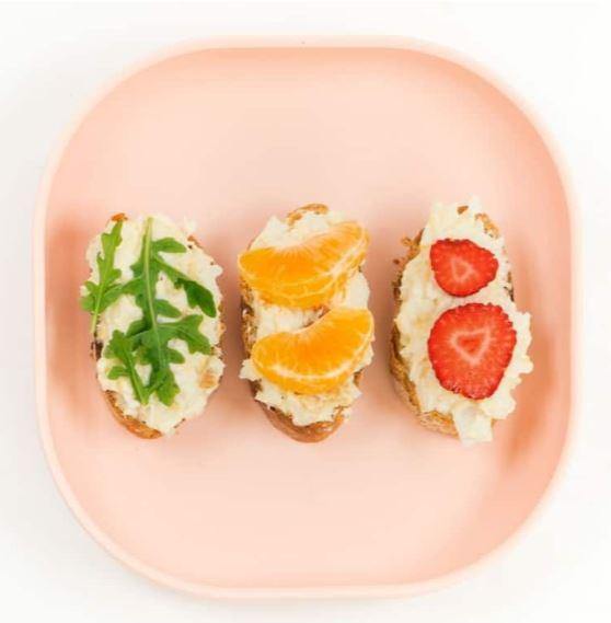 Beaba Silicone Suction Plate - Light Pink