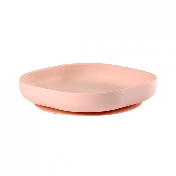 Beaba Silicone Suction Plate - Light Pink
