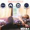 Beaba Big Flopsy Maternity & Nursing Pillow - Print Jersey Sage Green