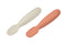 Beaba Silicone Pre-Spoons 2 Pack - Terracotta/Velvet Grey