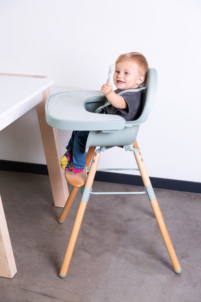 Childhome Evolu 2 High Chair - Natural Mint
