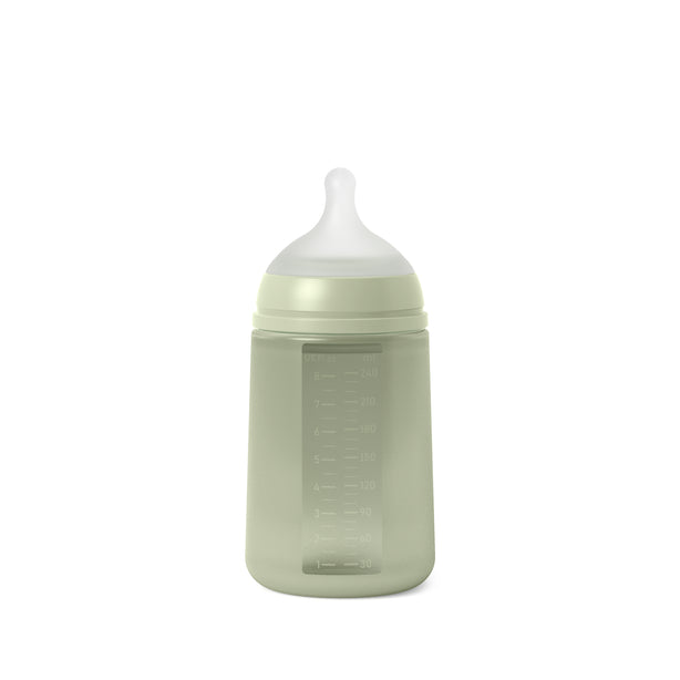 Suavinex Colour Essence All Silicone Bottle 240ml - Green