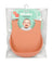 Beaba Silicone Bib - Terracotta
