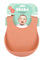 Beaba Silicone Bib - Terracotta