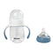 Beaba 2 in 1 Bottle to Sippy Learning Cup 210ml - Windy Blue