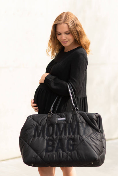 Childhome Mommy Bag Nursery Bag - Puffered - Black