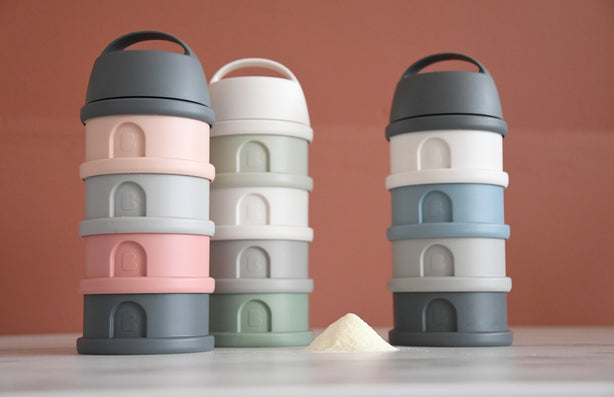 Beaba Formula & Snacks Container - Sage Green/Cotton