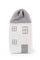 Childhome Toy Box House - Polyester - Grey Off White