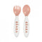 Beaba 2nd Stage Training Fork & Spoon with Case - Nude
