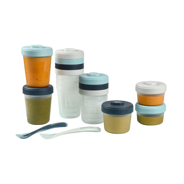Beaba Clip Portions Food Storage Expert Pack - Storm