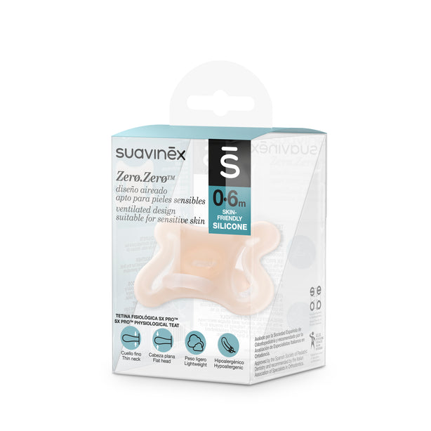 Suavinex Zero Zero Physiological Air flow Silicone Soother 0-6M