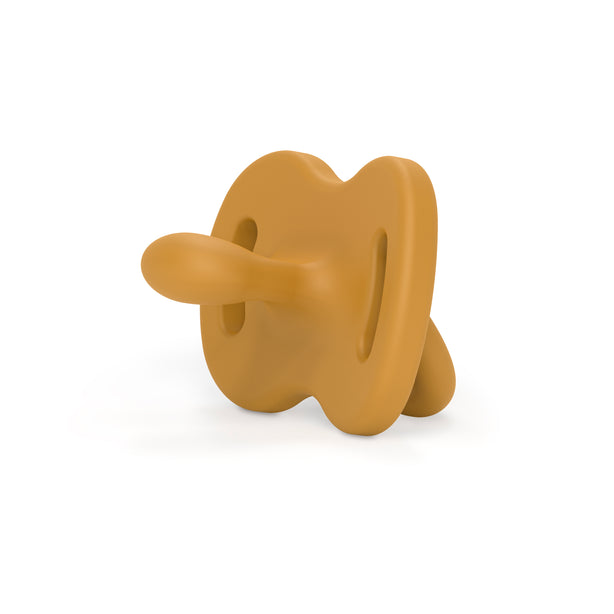 Suavinex Colour Essence All Silicone Soother with SX Pro Physiological Teat 0-6M - Mustard