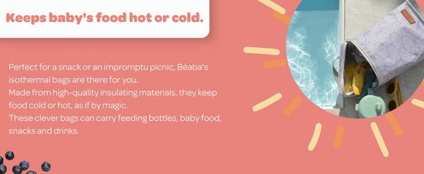 Beaba Isothermal Meal Pouch - Frosty Green