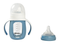 Beaba Glass Bottle with Silicone Protective Sleeve 210ml - Windy Blue