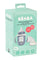 Beaba Glass Bottle with Silicone Protective Sleeve 210ml - Windy Blue