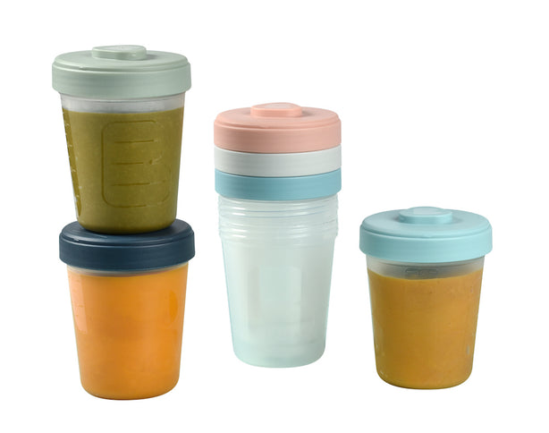 Beaba Clip Portions Food Storage Toddler Set - Eucalyptus