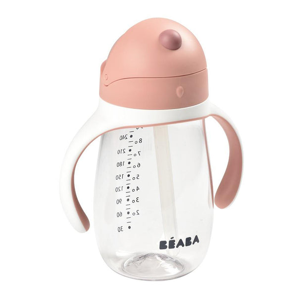 Beaba Straw Cup 300ml - Vintage Pink