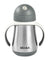 Beaba Stainless Steel Straw Cup 250ml - Mineral Grey