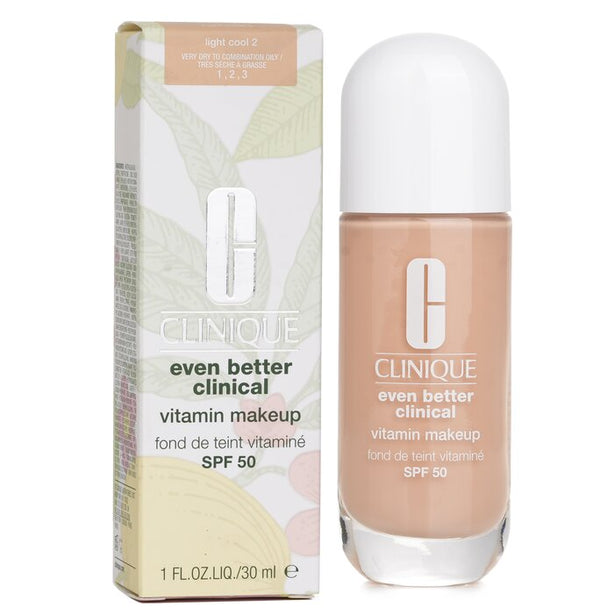 Even Better Clinical Vitamin Makeup Foundation Spf 50 - # 2 Light Cool - 30ml