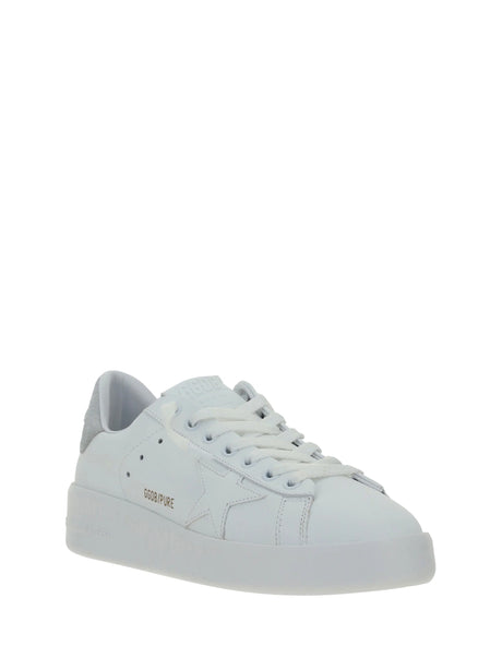 Golden Goose Pure Star Sneakers - White/Silver
