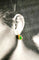 Ondeh-Ondeh Kueh Koci Wrap Green Jade Gold Earrings