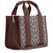 Coach Smith Tote Bag 24 In Signature Jacquard - Oak/ Maple CAR78