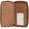 Coach Medium Id Zip Wallet In Signature Canvas - Tan/ Brown CW781