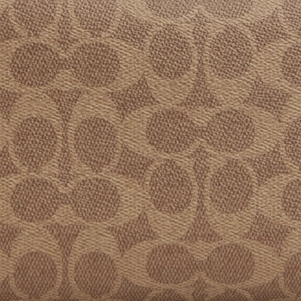 Coach Large Travel Kit In Signature Canvas - Tan/ Black CAR19