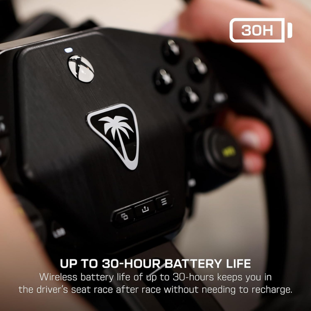 Turtle Beach Racer Wireless Racing Wheel Compatible with Xbox