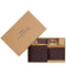 Coach Boxed 3 In 1 Wallet Gift Set In Signature Canvas - Black Currant CW344