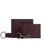 Coach Boxed 3 In 1 Wallet Gift Set In Signature Canvas - Black Currant CW344