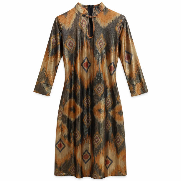 CNY Diamond Gold Dress