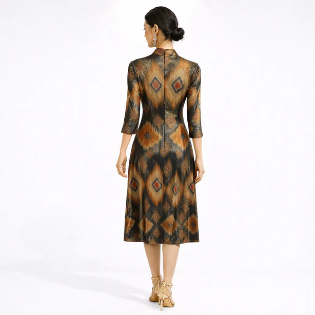 CNY Diamond Gold Dress