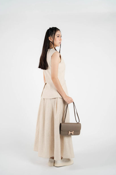 Modish S2 (Linen Vest Set W Skirt)