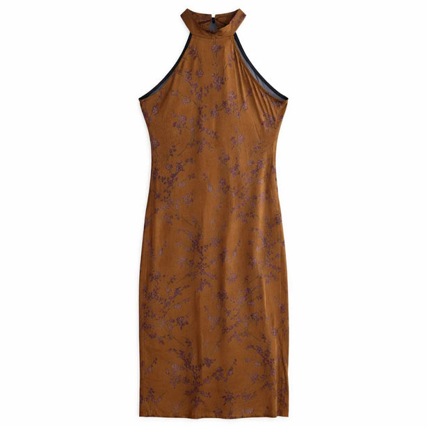 CNY Brown Plum Dress