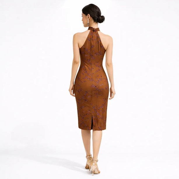 CNY Brown Plum Dress
