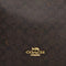 Coach Laurel Large Shoulder Bag In Signature Canvas - Walnut/ Black CY685
