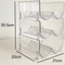 Transparent Water Bottle Storage Rack