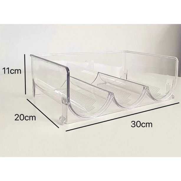 Transparent Water Bottle Storage Rack