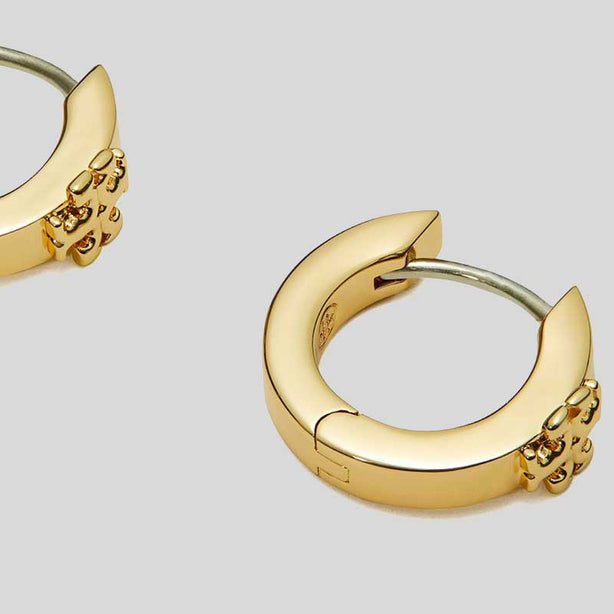 TORY BURCH Kira Huggie Earring Tory Gold RS-155514