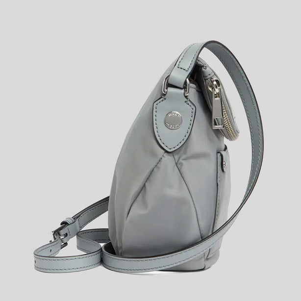 MARC JACOBS Preppy Nylon Mini Natasha Crossbody Bag Rock Grey RS-M0012909