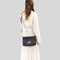 Marc Jacobs Leather Full Flap Logo Shoulder Bag Black RS-H901L01RE21
