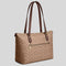 COACH Gallery Tote Bag In Signature Canvas Tan/Brown RS-CW381