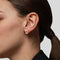 FERRAGAMO Gancini Earrings (L) Gold Color RB-696429