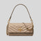 TORY BURCH Small Kira Chevron Flap Shoulder Bag Grey Heron RS-90456