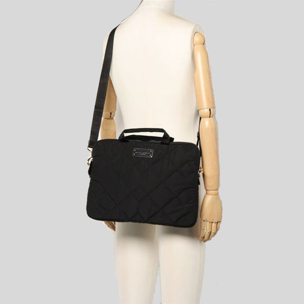 Marc Jacobs Quilted Nylon Laptop Bag Black RS-S550M06FA21
